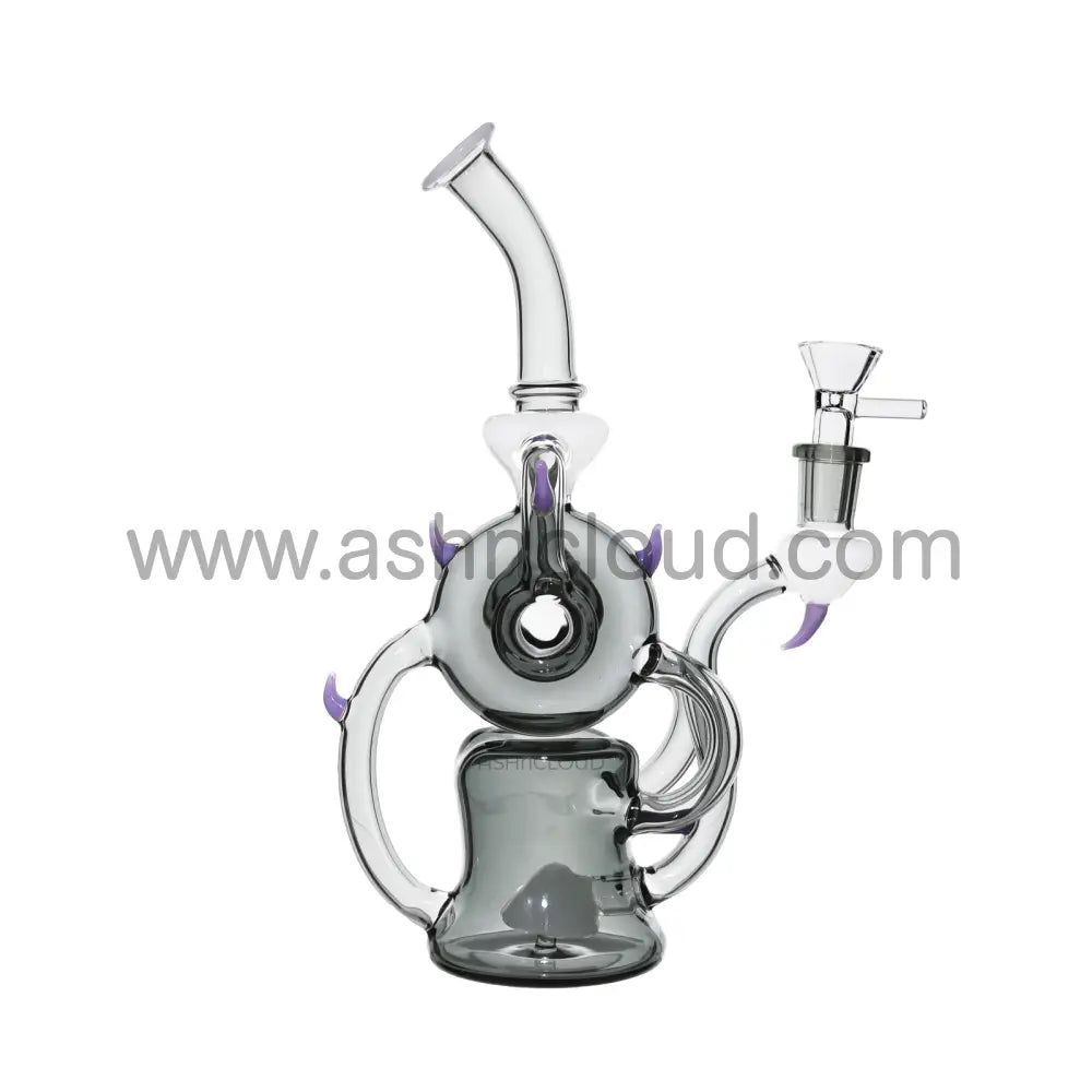 10 In - Deluxe Colorful Monster Recycler Glass