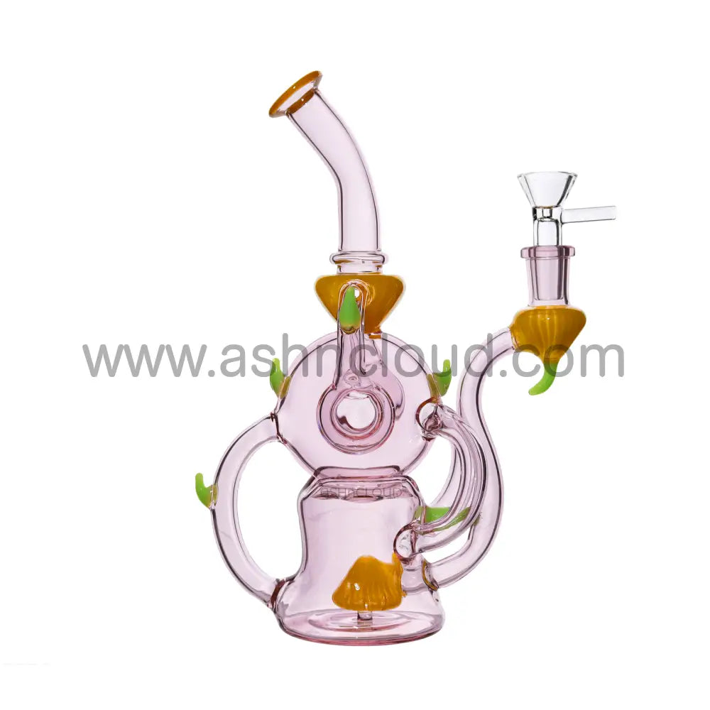 10 In - Deluxe Colorful Monster Recycler Glass
