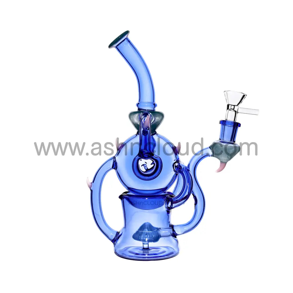 10 In - Deluxe Colorful Monster Recycler Glass