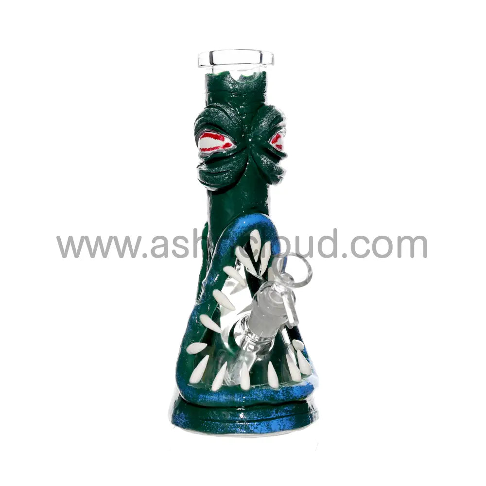 10 In - Multicolor Monster Beaker Glass Bong
