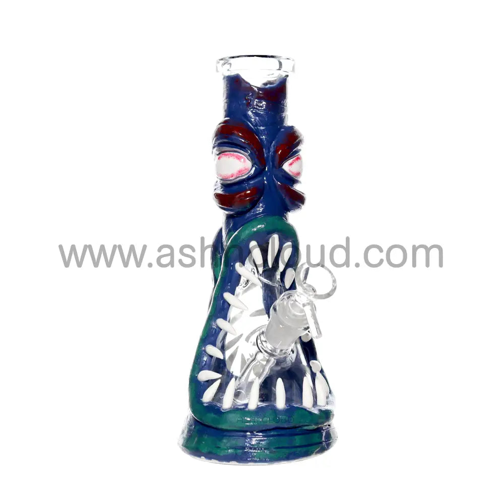 10 In - Multicolor Monster Beaker Glass Bong