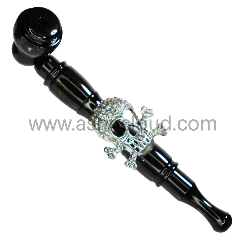 10 Pcs - Box Fancy Animals Character Diamond Metal Pipe 6’’