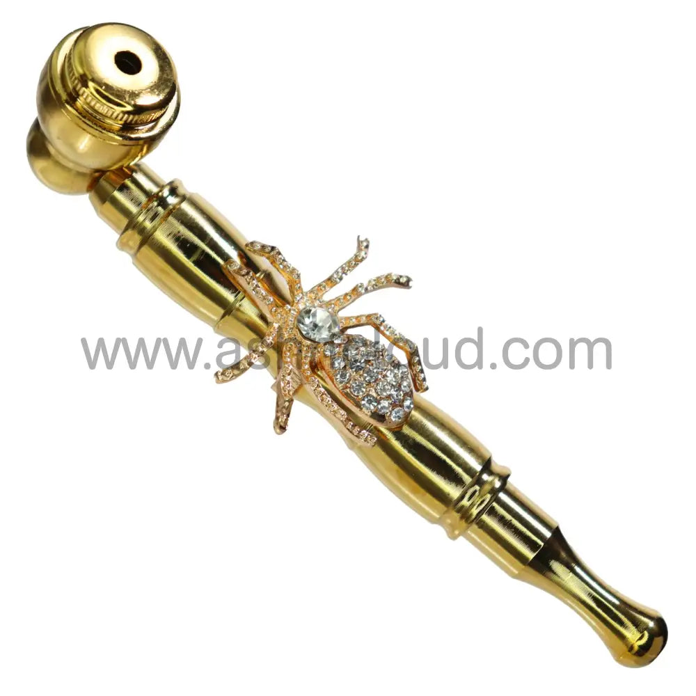 10 Pcs - Box Fancy Animals Character Diamond Metal Pipe 6’’
