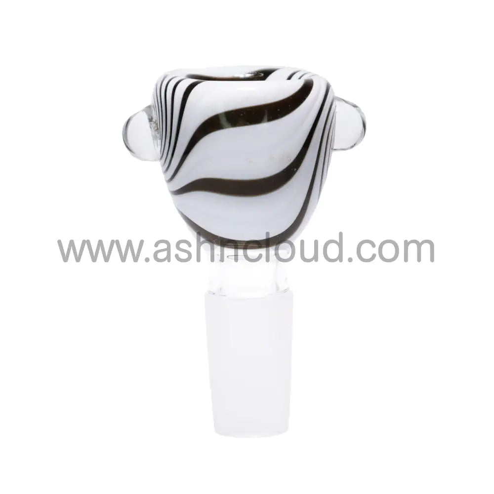 14 Mm - Spirals Multicolor Glass Bowl