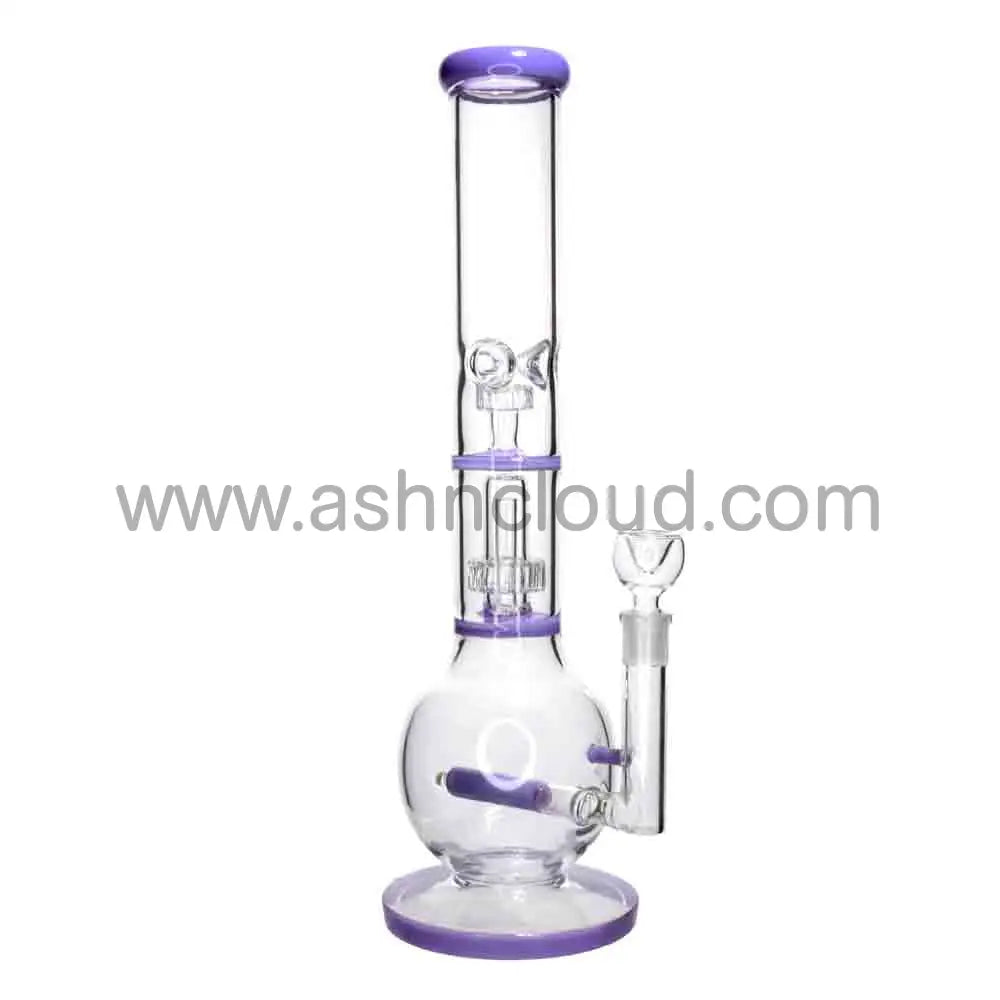 16 in - Beaker Inline Glass Ball Bong