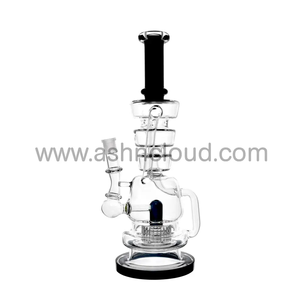 16 In - Castle Glass Recycler Bong