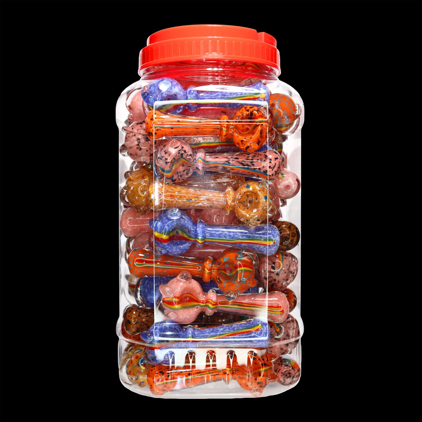Wholesale Jar #42 – 58pcs Glass Hand Pipes 4.5" Heavy Spoon $3.75 each | Ashncloud