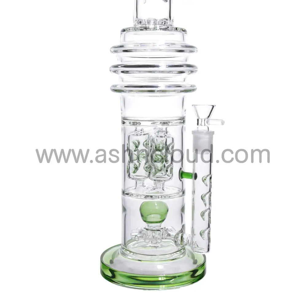 22 In - Big Exotic Honeycomb Perc Glass Bong