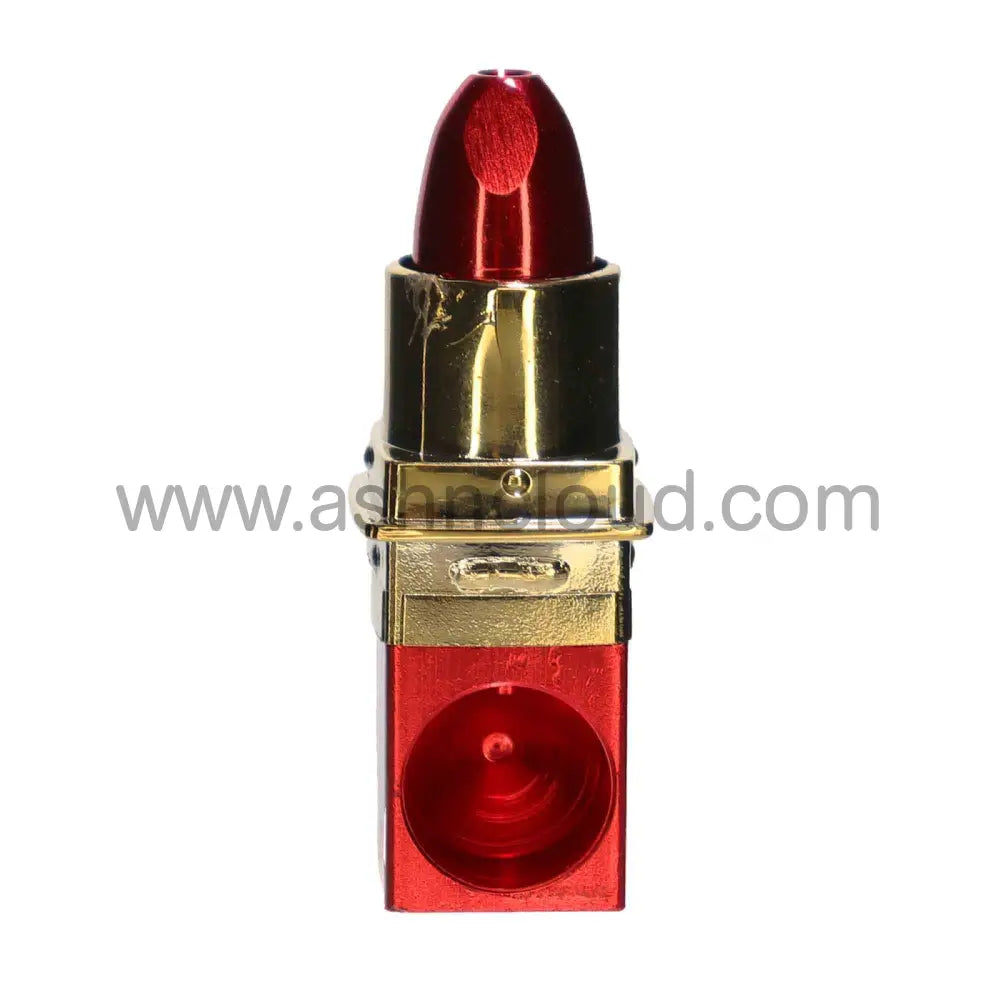 4 In - Lipstick Metal Smoking Pipe Simple