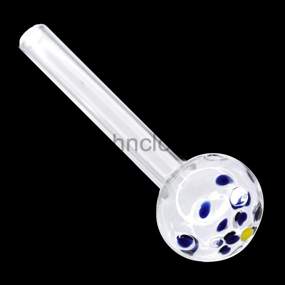 4 In - Multicolor Polka Dots Head Oil Burner Clear Body