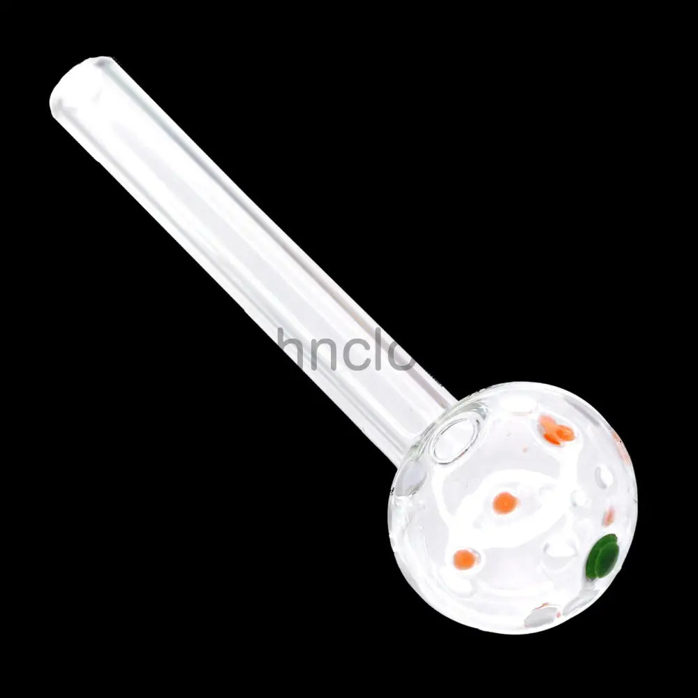 4 In - Multicolor Polka Dots Head Oil Burner Clear Body