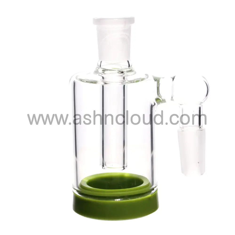 4 In - Reclaim Male 90 Degree Multicolor Ash Catcher Silicone Bong 14 Mm Simple