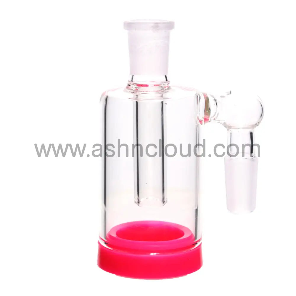 4 In - Reclaim Male 90 Degree Multicolor Ash Catcher Silicone Bong 14 Mm Simple