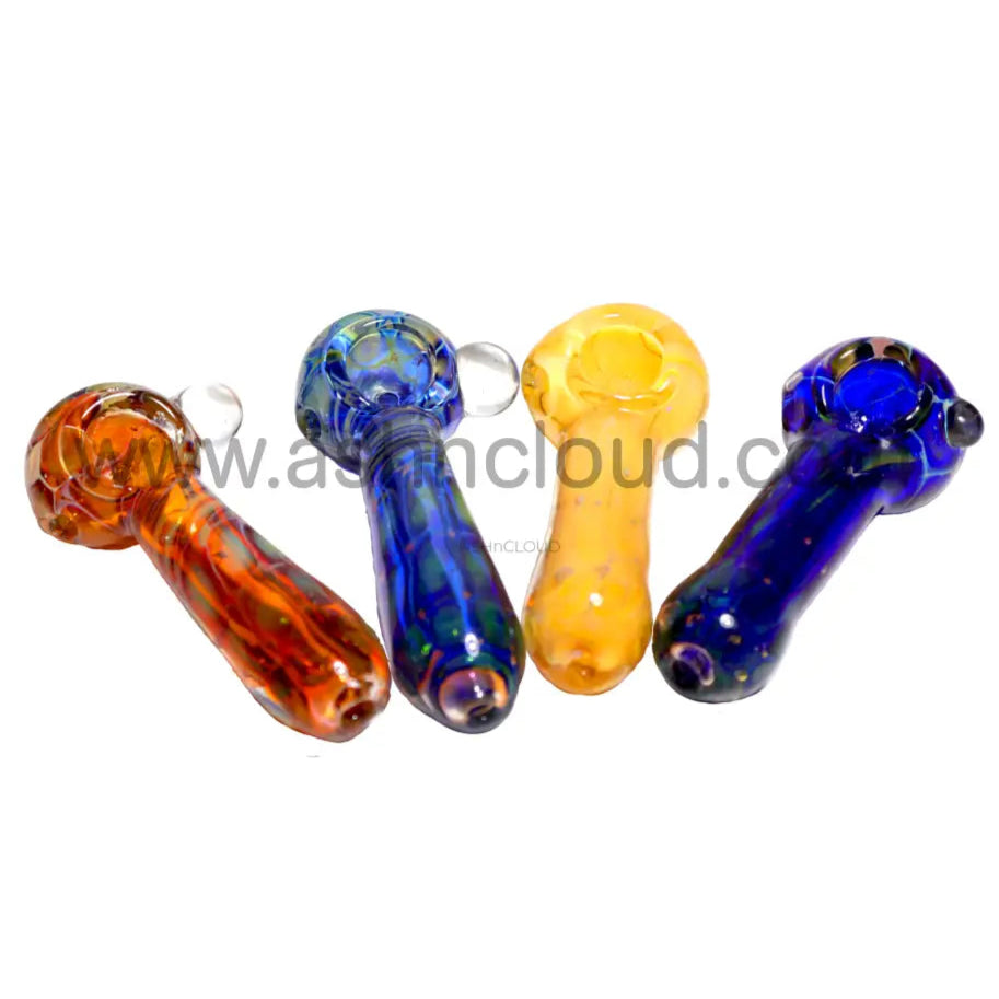 4 In - Snake Glass Hand Pipe Spoon
