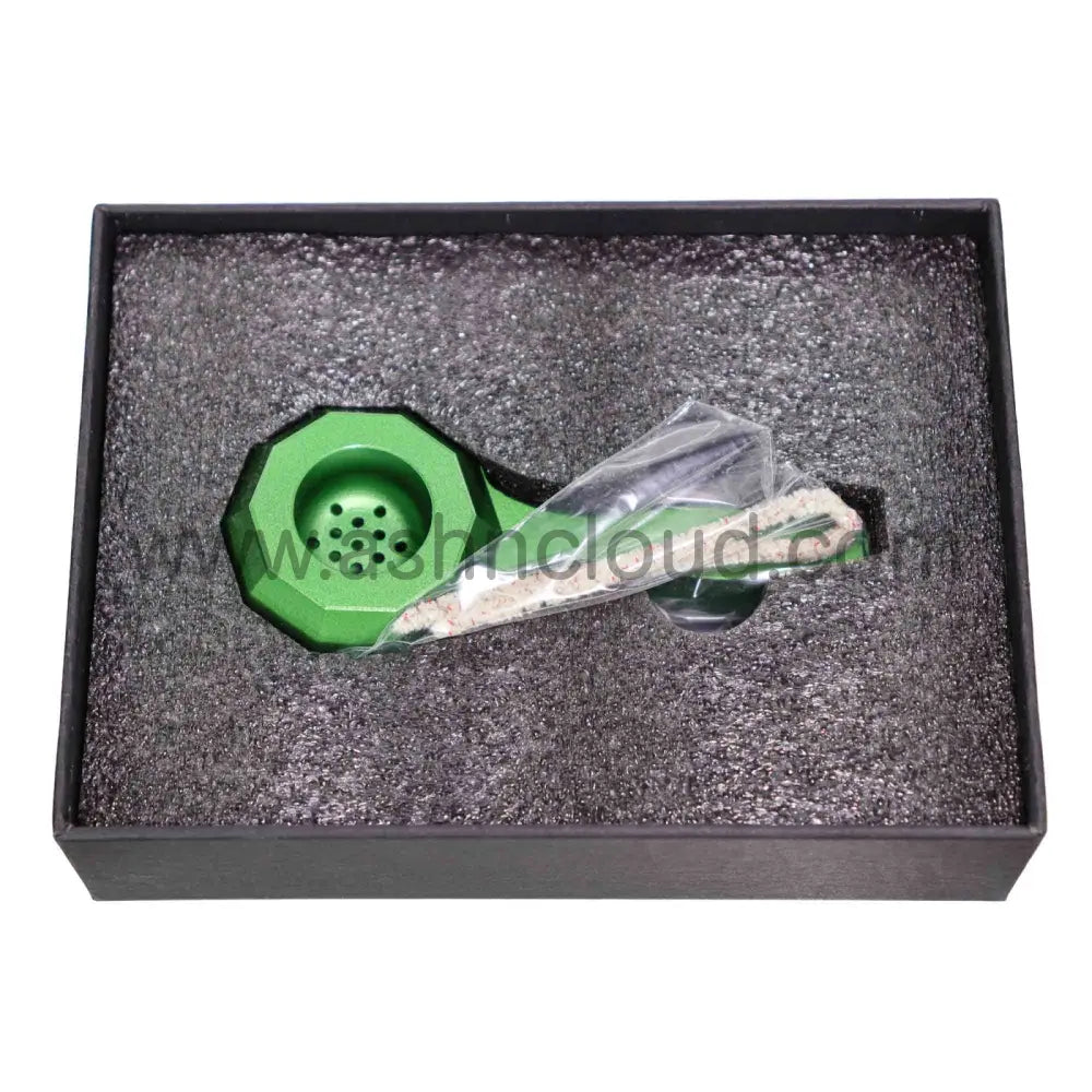 5 In - Box Metalic Spoon Hand Pipe Multicolor