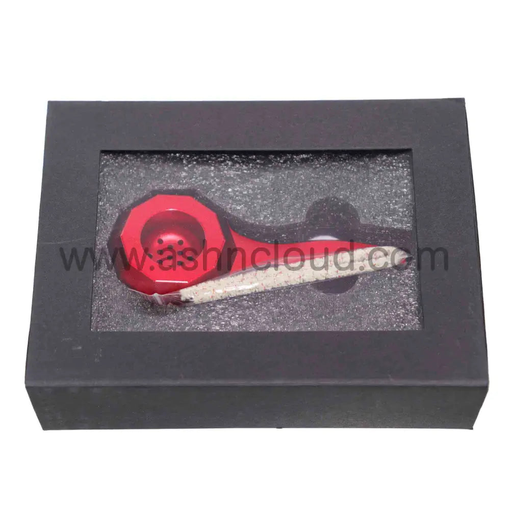 5 In - Box Metalic Spoon Hand Pipe Multicolor