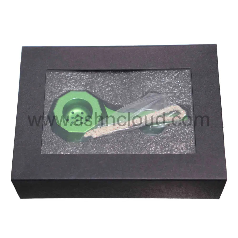 5 In - Box Metalic Spoon Hand Pipe Multicolor