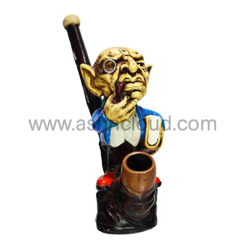 6 in - Elf Smoking Bamboo Bong