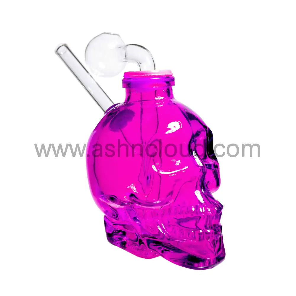 6 In - Multicolor Skull Shower Head Glass Oil Burner