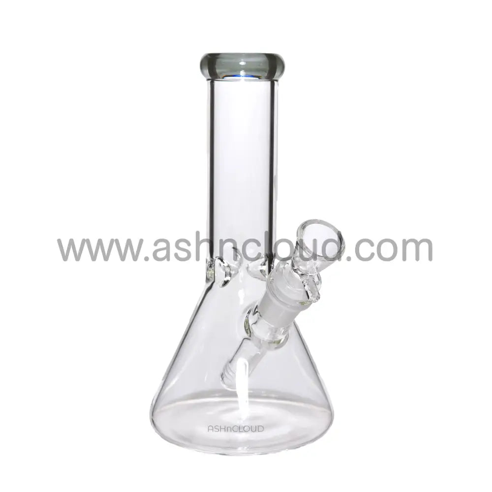 8 In - Clear Glass One-Tone Mini Bong