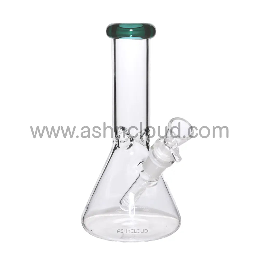 8 In - Clear Glass One-Tone Mini Bong