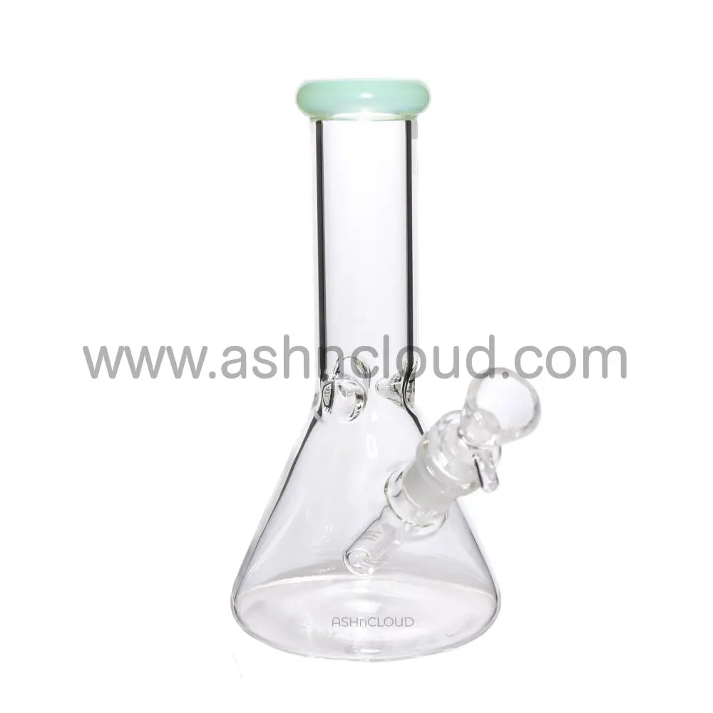 8 In - Clear Glass One-Tone Mini Bong