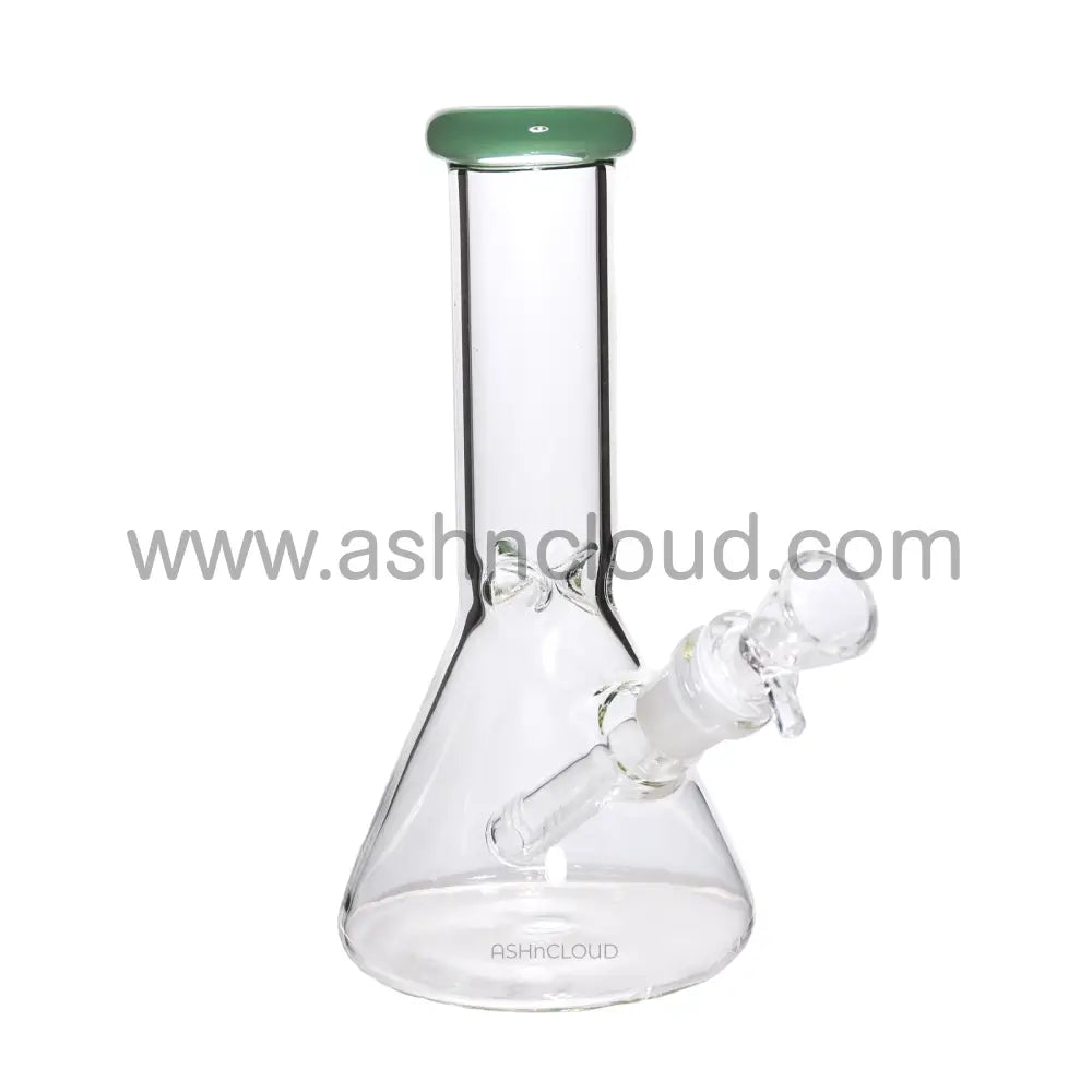8 In - Clear Glass One-Tone Mini Bong