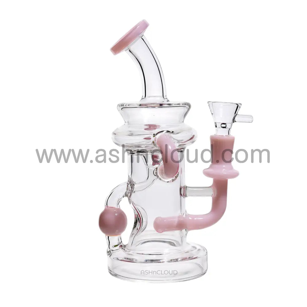 8 In - Mini Recycler Slime Colors Glass
