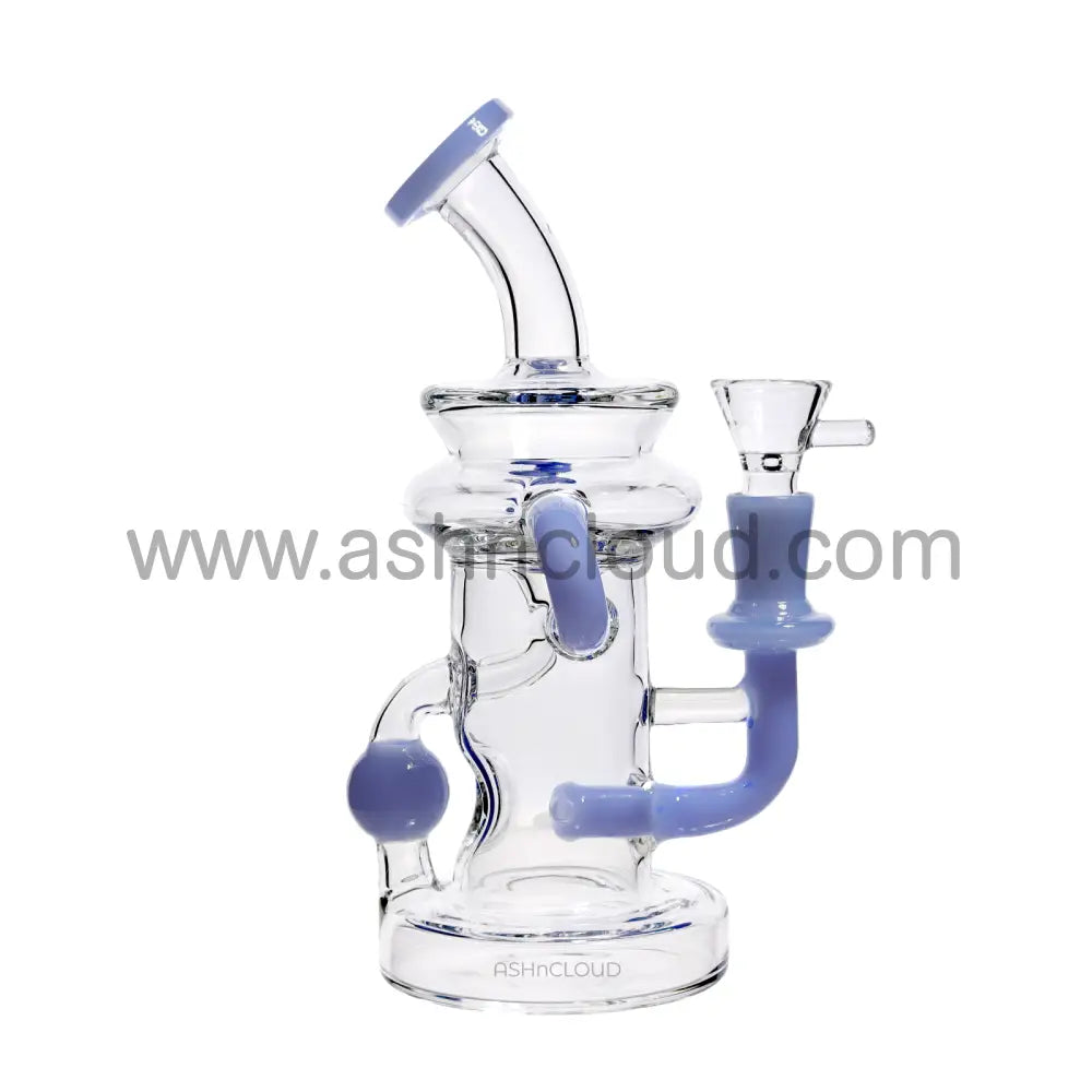 8 In - Mini Recycler Slime Colors Glass