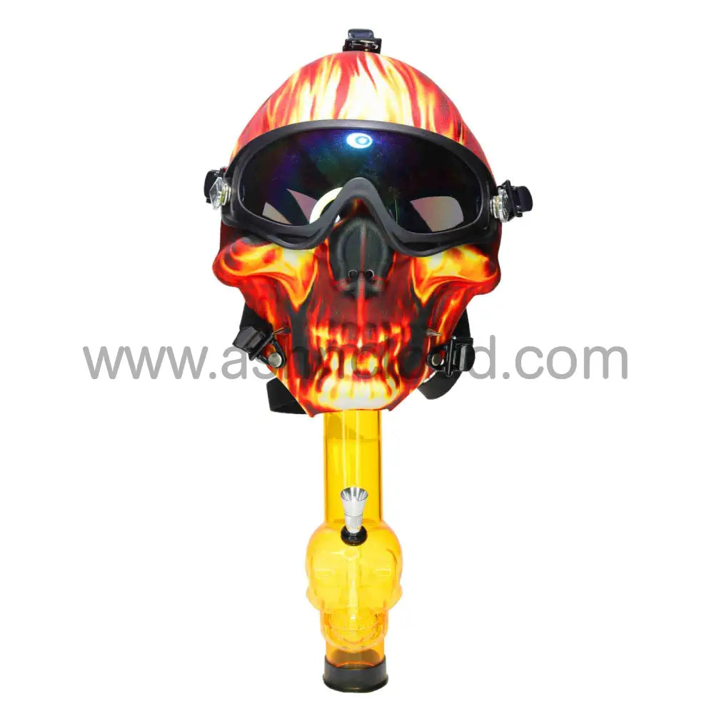 Mask 5 Acrylic Water Pipe Bong