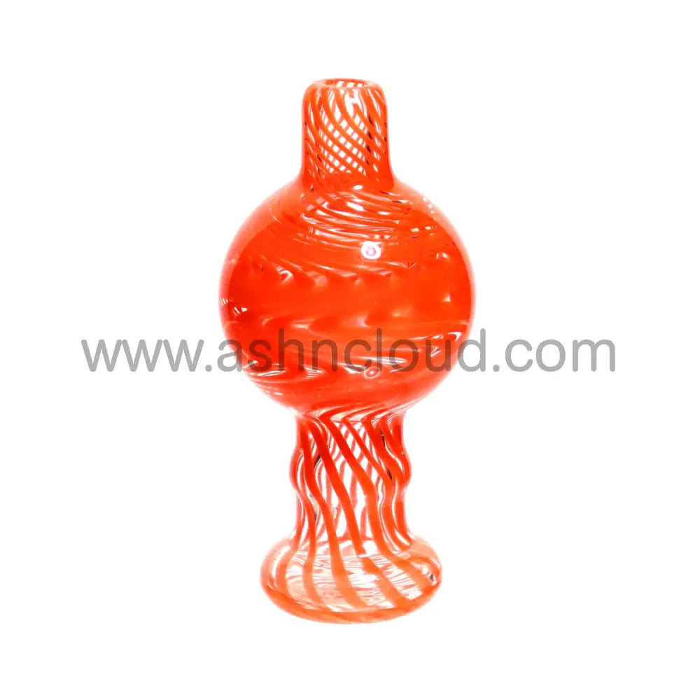 Swirl Multicolor Clear Glass Carb Cap