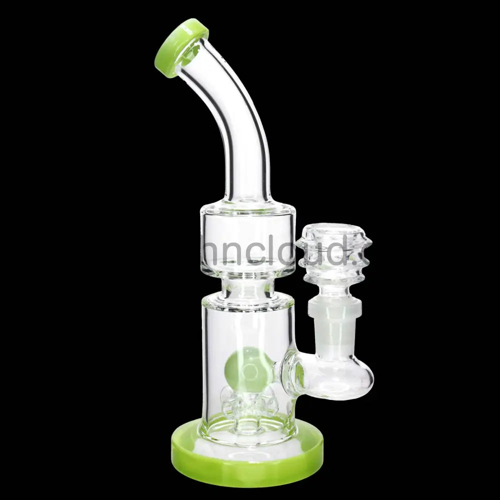 8 in -Glass Bong Perc Ball Multicolors