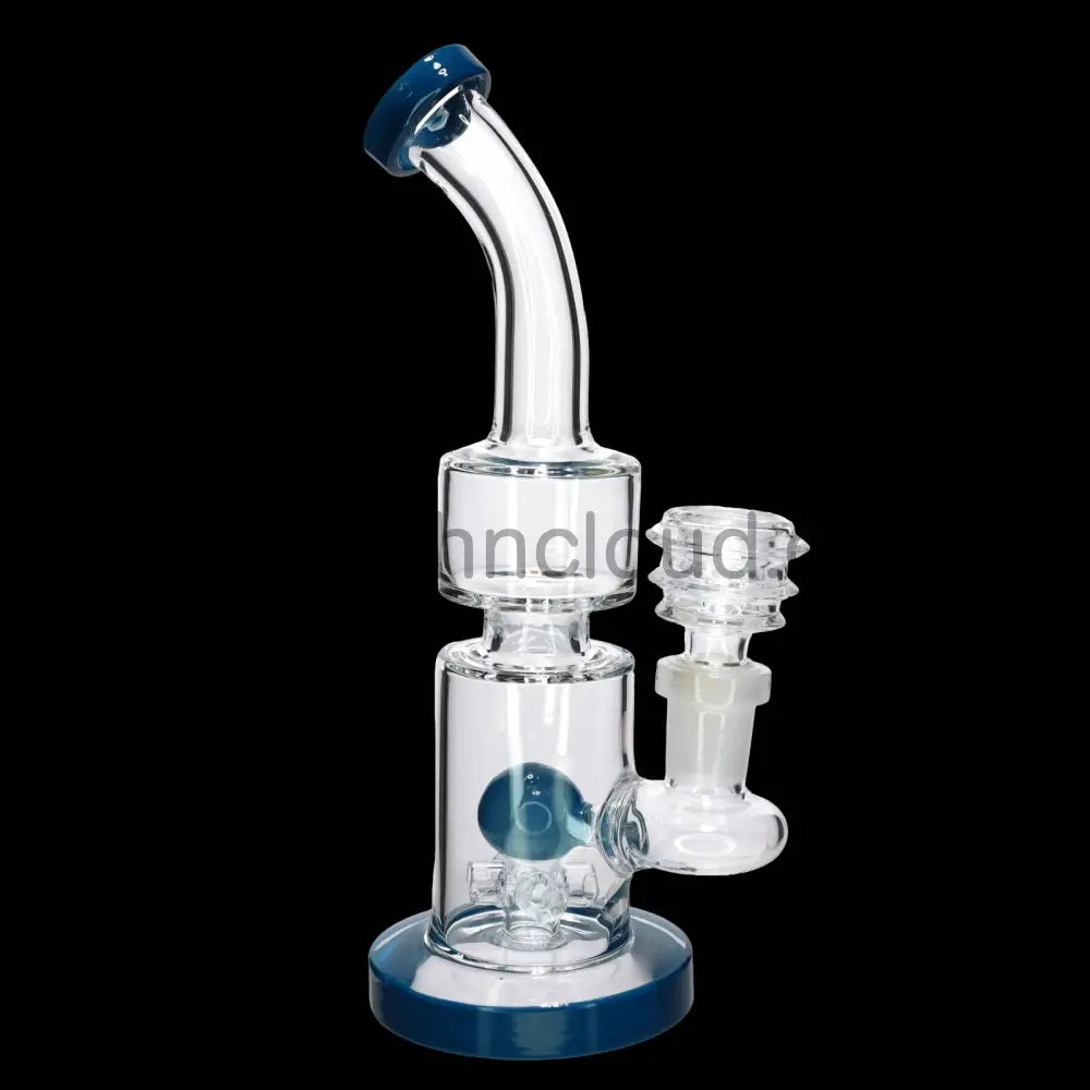 8 in -Glass Bong Perc Ball Multicolors