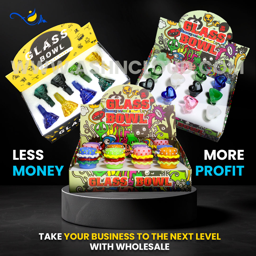 Wholesale Glass Bowl Displays for Smoke Shops | Boost Sales & Profits