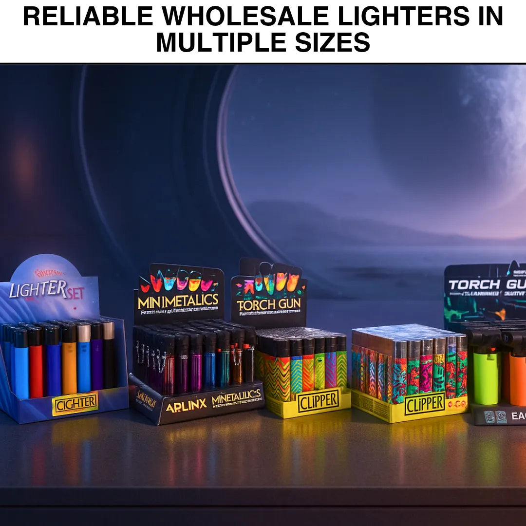 Reliable Wholesale Lighters in Multiple Sizes