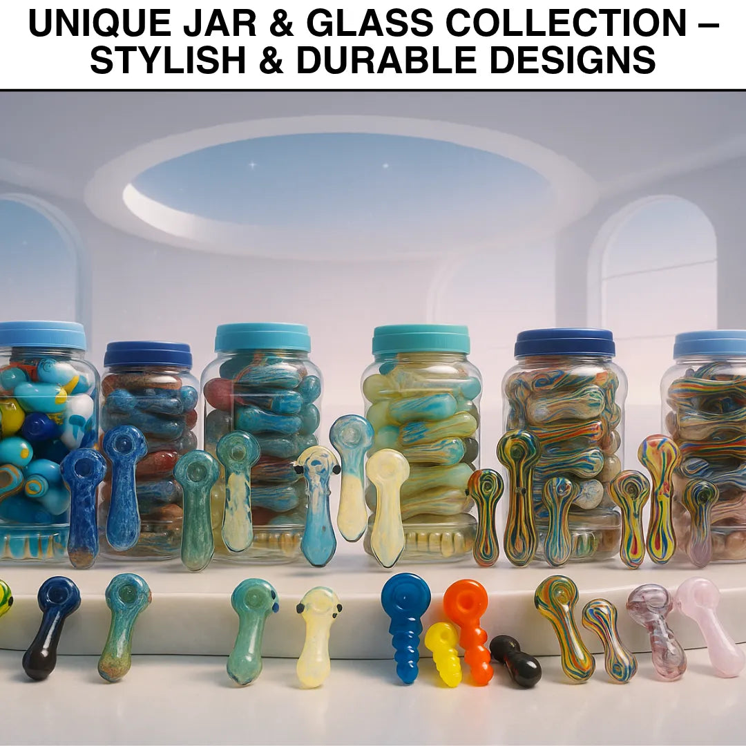 Unique Jar & Glass Collection – Stylish & Durable Designs