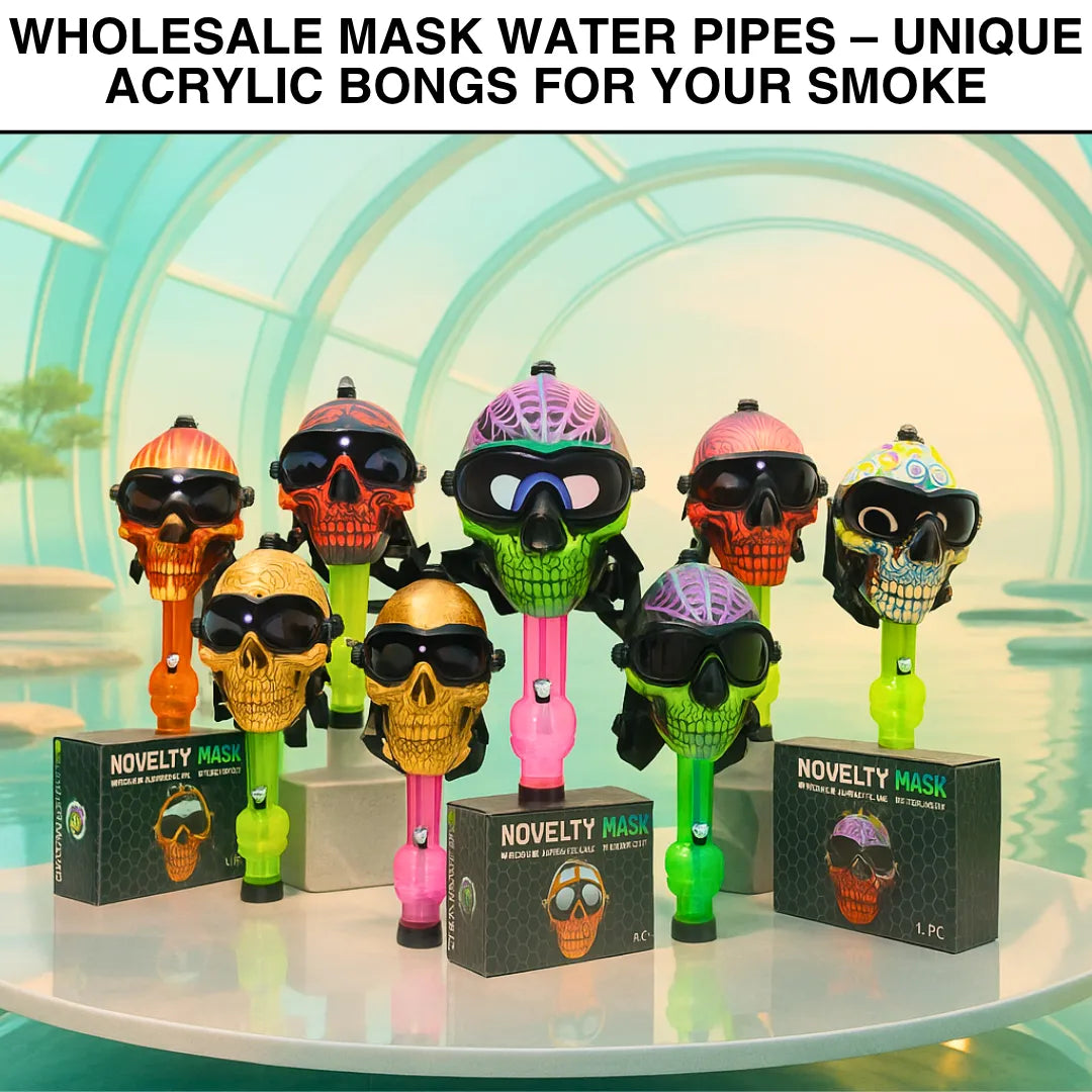 Wholesale Mask Water Pipes – Unique Acrylic Bongs for Your Smoke