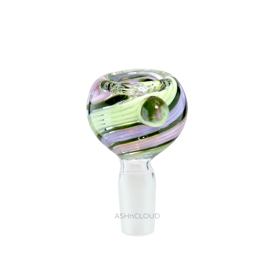 14mm Sweet Swirl Glass Bowl