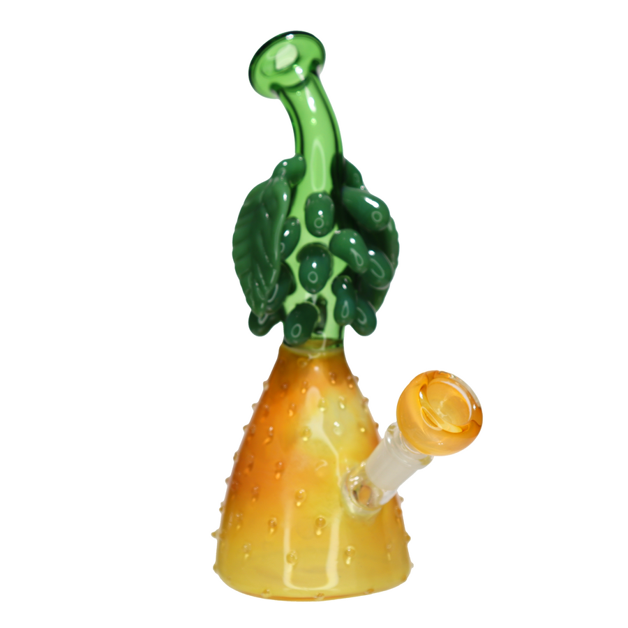 10 Inch Tree Design Glass Bubbler