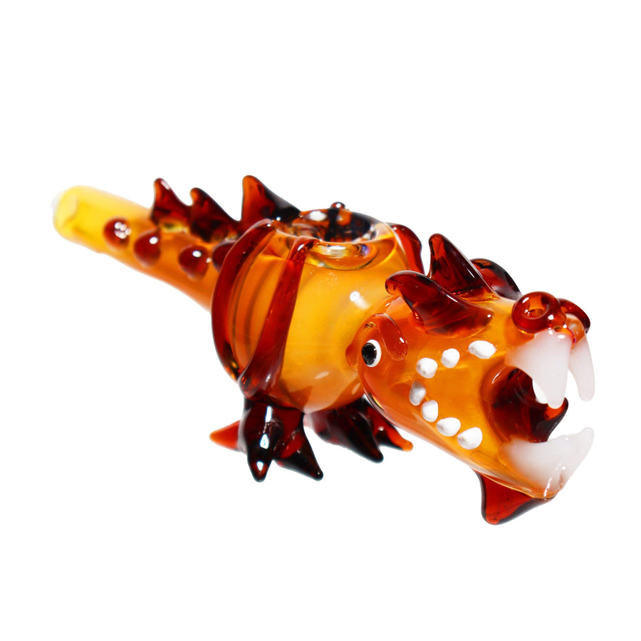 3 Inch Dragon Flame Glass Hand Pipe