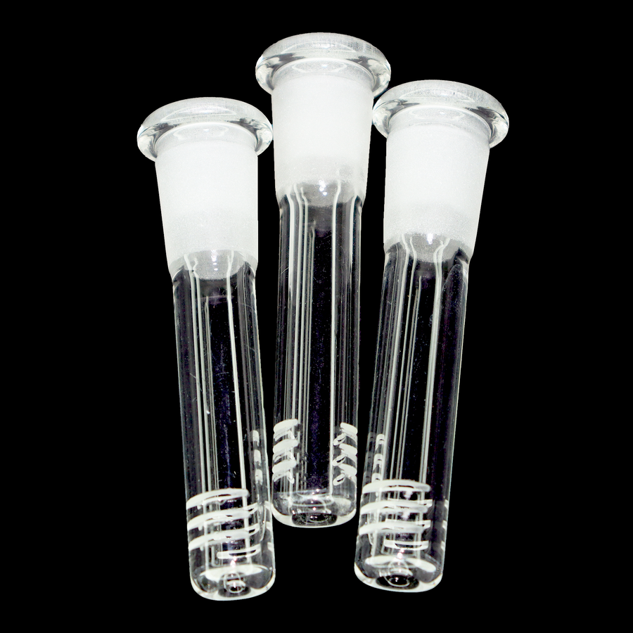2.5 Inch Clear Glass Downstem