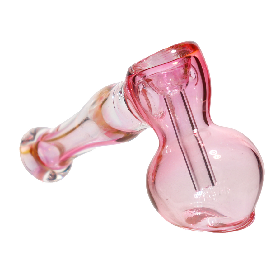 2 Inch Fumed Pink Mini Glass Hammer Pipe