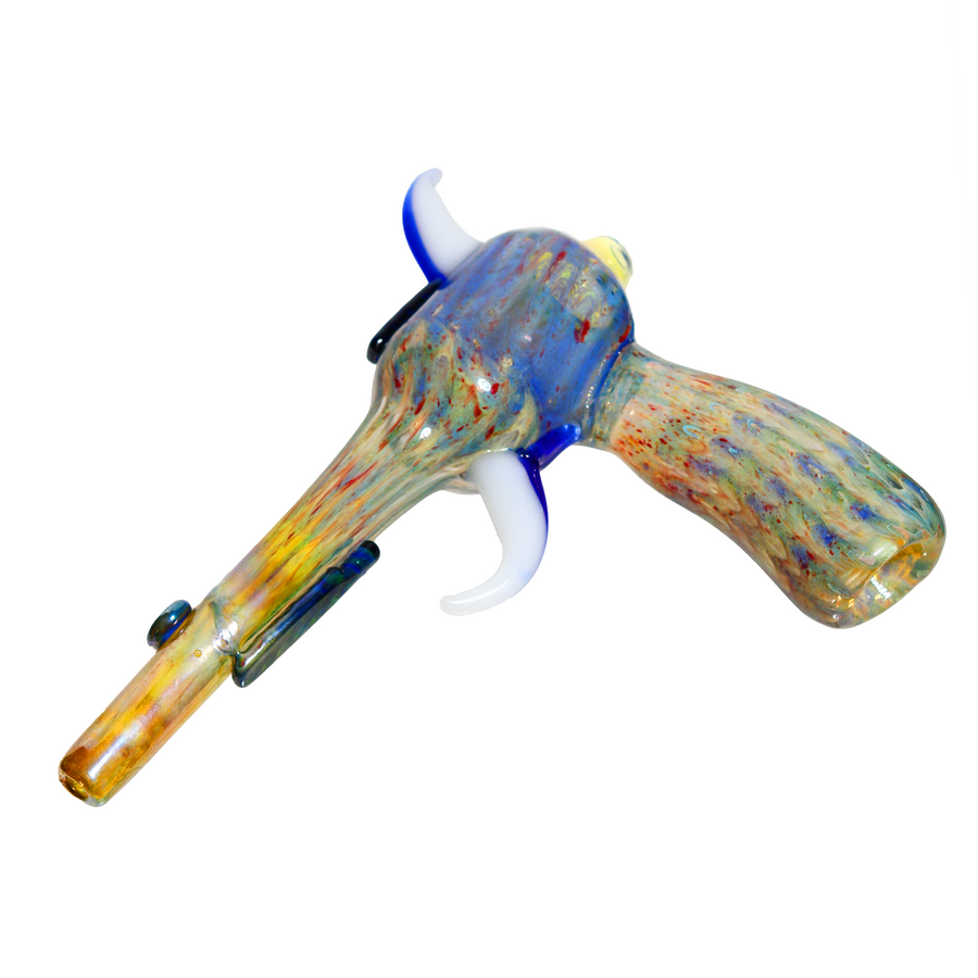 9 Inch Weapon Design Fancy Glass Bubbler
