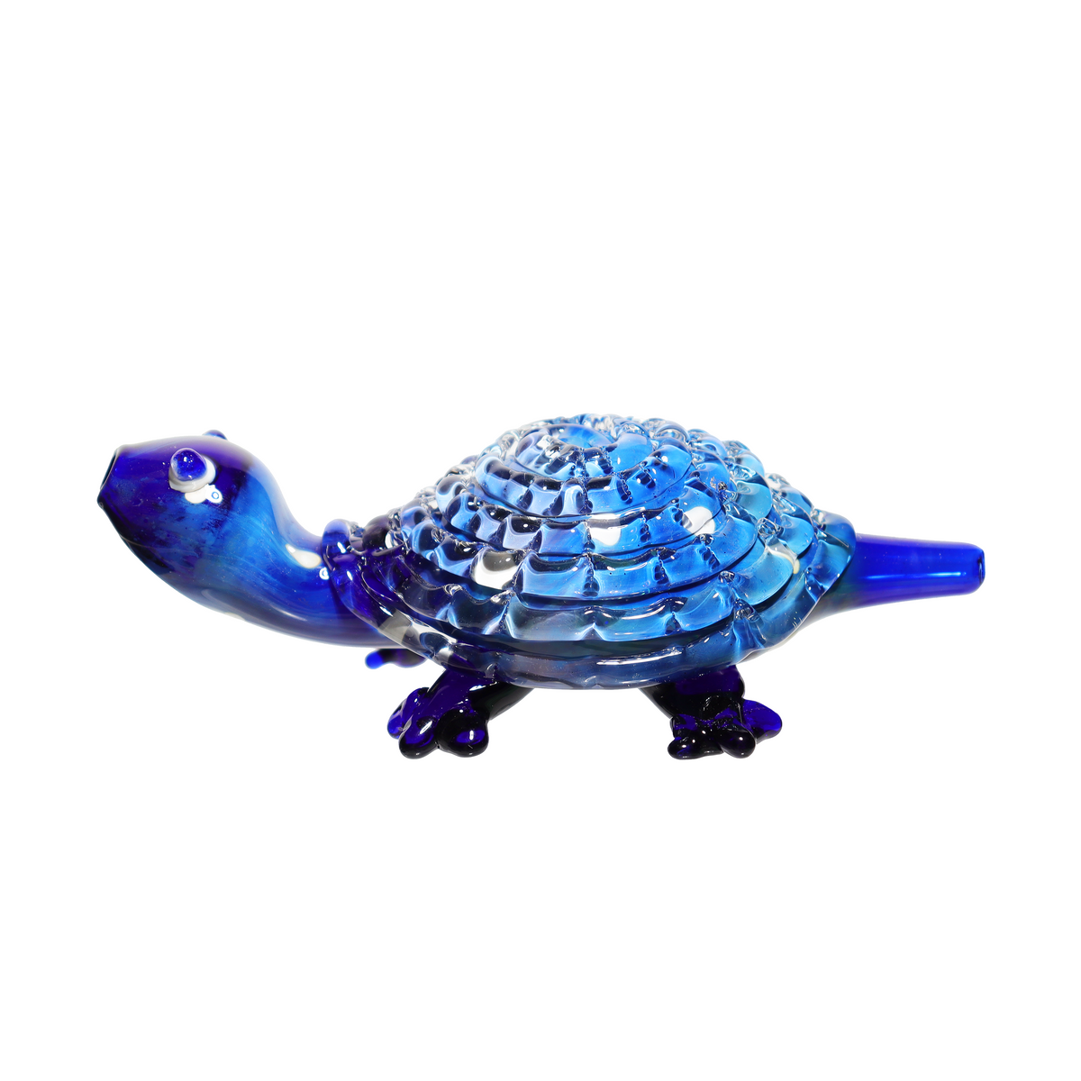 3 In - Blue Turtle Glass Hand Pipe