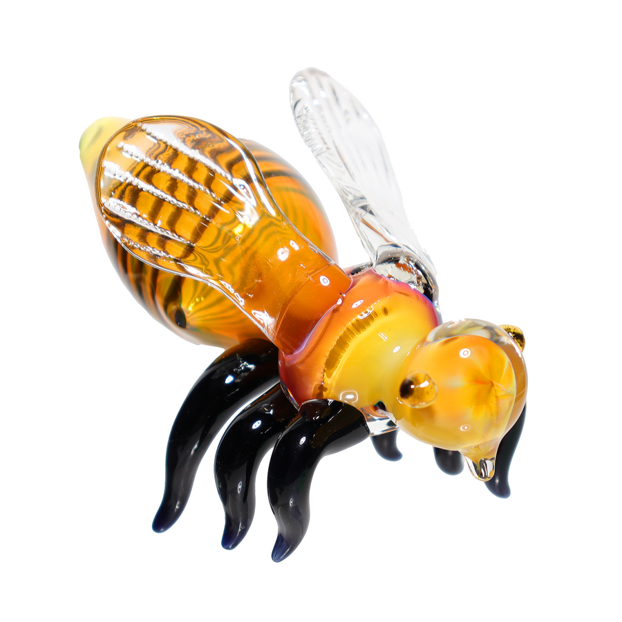 5 Inch Bee-Shaped Glass Hand Pipe