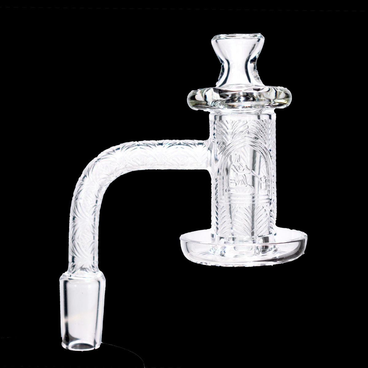 14mm Quartz Fancy Banger Set with Etched Nail