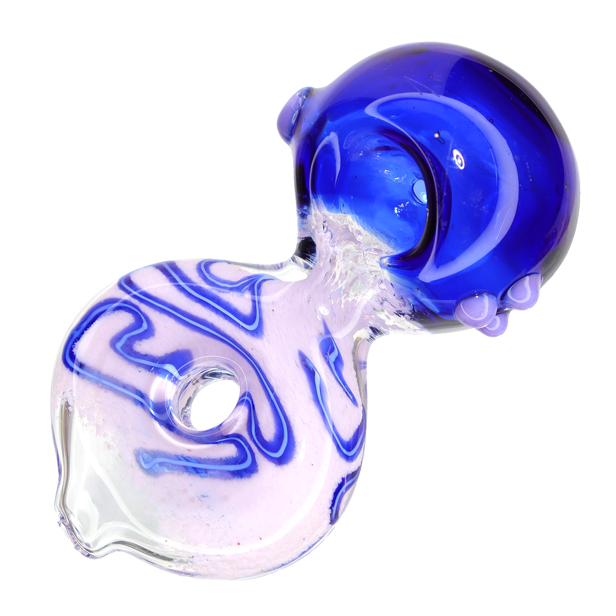 4.5 Inch Heavy Swirl Glass Spoon Pipe