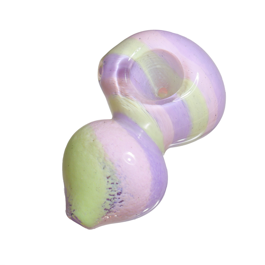 4 Inch Pastel Swirl Glass Spoon Pipe