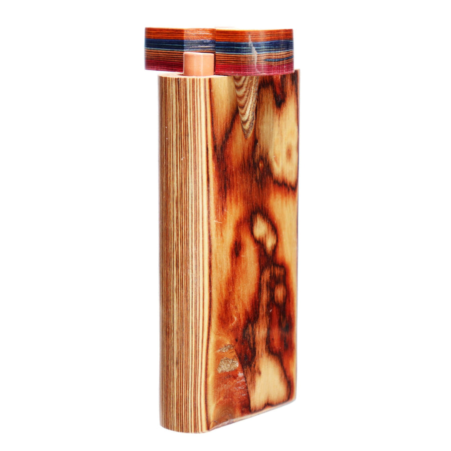 Wooden Dugout with One-Hitter Metal Pipe