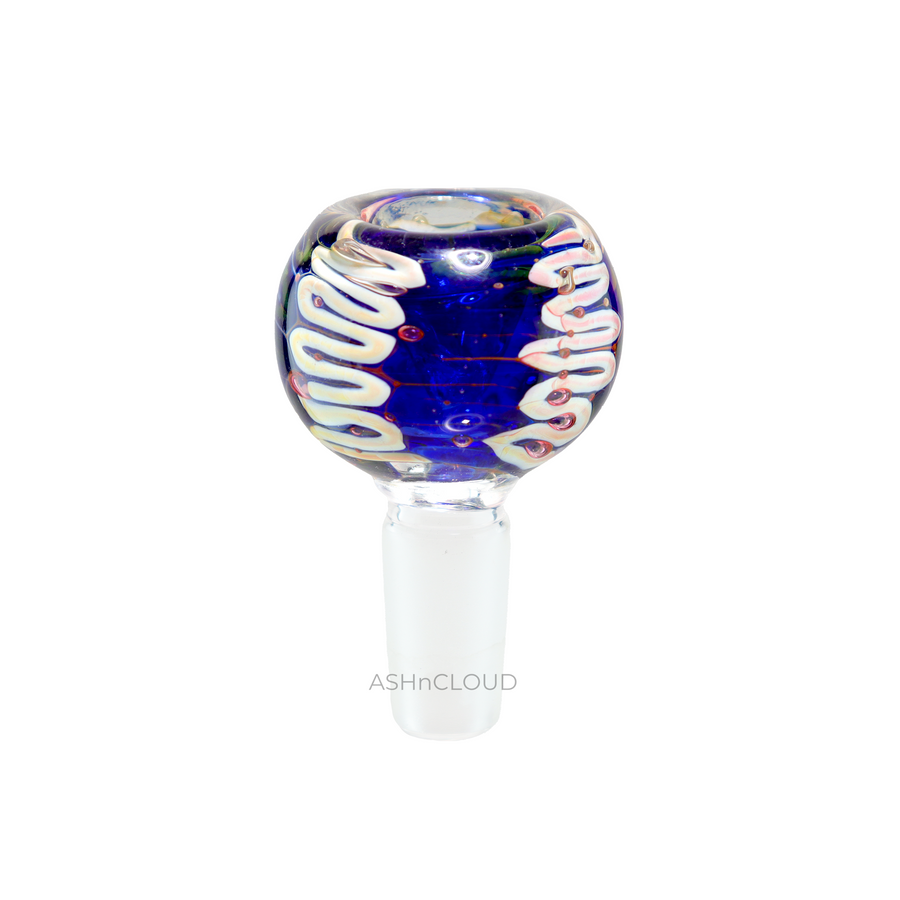 14mm Oval Plaited Glass Bowl